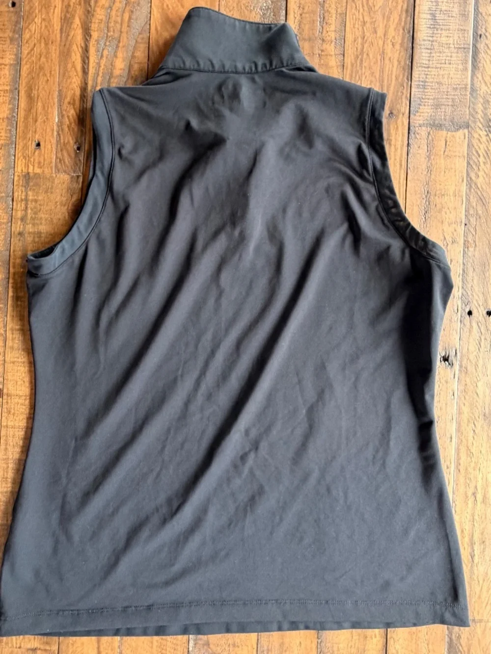 Nike Golf Dri-FIT Sleeveless 1/4 Zip Top Black Size M Womens Athletic